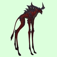 Red Deepstrider w/ Large Horns & Spiny Back