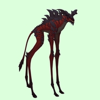 Red Deepstrider w/ Pronged Horns & Spiny Back