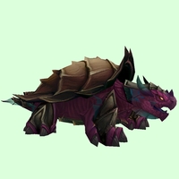 Brown & Magenta Spiked Dragon Turtle