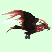 Horned Black & Red Wind Eagle