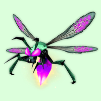 Purple Firefly w/ Yellow Glow