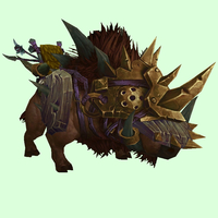 Armored Brown Draenor Boar