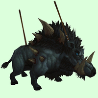 Wounded Black Draenor Boar