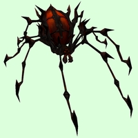 Red & Black Barbed Spider