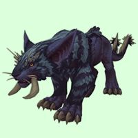 Dark Blue Striped Grimlynx