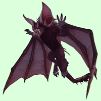 Red Spiny Bat w/ Upright Ears & Regular Nose