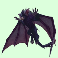 Purple Spiny Bat w/ Small Ears & Leaf Nose