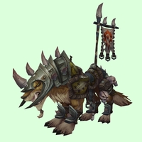 Yellow Wolf w/ Green Armour & Horde Banner