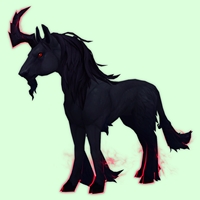 Red-Black Dreamrunner w/ Red Aura