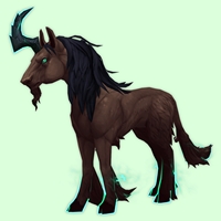 Green-Brown Dreamrunner w/ Cyan Aura