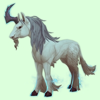 Silver Dreamrunner w/ Blue Aura