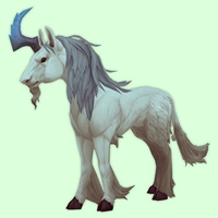 Silver Dreamrunner w/ Blue Horn