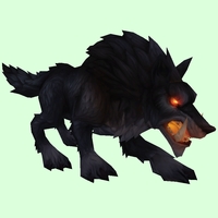 Fiery Black Maned Wolf