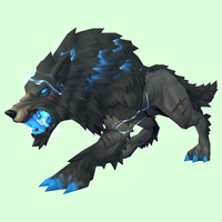 Dark Grey Storm Wolf