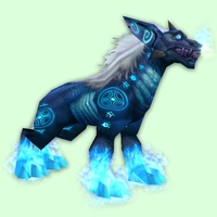 Blue Runehound w/ Brighter Flames