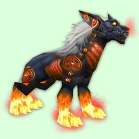 Red Runehound w/ Red Flames