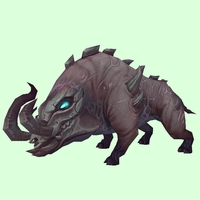 Dark Brown Death Boar