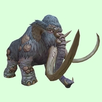 Blue-Grey Mammoth w/ Enormous Tusks