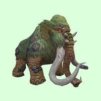 Green Mammoth w/ Medium Broken Tusks