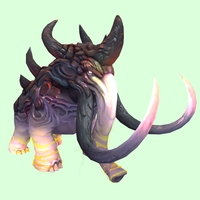 Light Pink & Gold Magmammoth w/ Longer Tusks & Large Spikes