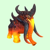 Orange Magmammoth w/ Shorter Tusks & Large Spikes