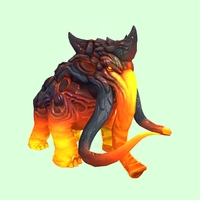 Orange Magmammoth w/ Broken Tusk & Small Spikes