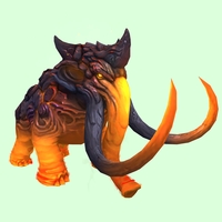 Dark Orange Magmammoth w/ Longer Tusks & Small Spikes