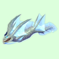 Shiny Blue-Silver Mana Wyrm