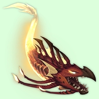 Red-Gold Eversong Mana Wyrm