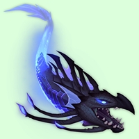 Dark Purple Eversong Mana Wyrm