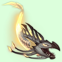 Gold Eversong Mana Wyrm