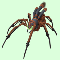Copper-Grey Mechanical Spider