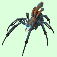 Grey-Bronze Mechanical Spider