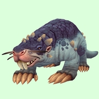 Blue Mole w/ Small Nose, Incisors, Leg Spikes