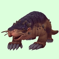 Brown Mole w/ Small Nose, No Teeth, Leg Spikes