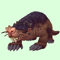 Brown Mole w/ Trefoil Nose, Incisors