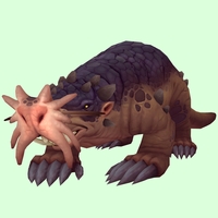 Brown Mole w/ Star Nose, Tusks, Leg Spikes