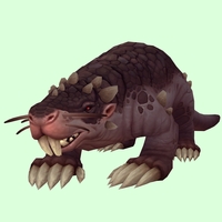 Dark Mole w/ Small Nose, Incisors, Leg Spikes