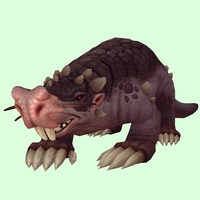 Dark Mole w/ Large Nose, Incisors, Leg Spikes