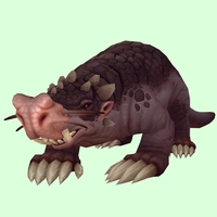 Dark Mole w/ Large Nose, Tusks