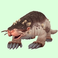 Pale Mole w/ Small Nose, No Teeth, Leg Spikes