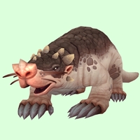 Pale Mole w/ Trefoil Nose, No Teeth