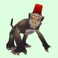 Brown Monkey with Fez