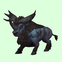 Blue Bruffalon w/ Small Antlers & Longer Nose Horn