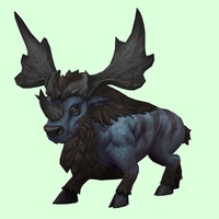 Blue Bruffalon w/ Large Antlers & Shorter Nose Horn