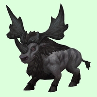 Grey Bruffalon w/ Large Antlers & Longer Nose Horn