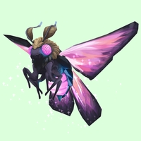 Sparkly Pink Dustmoth w/ Blue Body