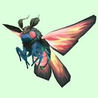 Red Dustmoth w/ Teal Body
