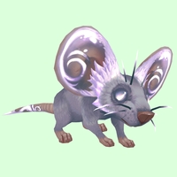 Pale Pink Rock Mouse w/o Neck Ruff