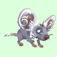 Silver Rock Mouse w/ Neck Ruff